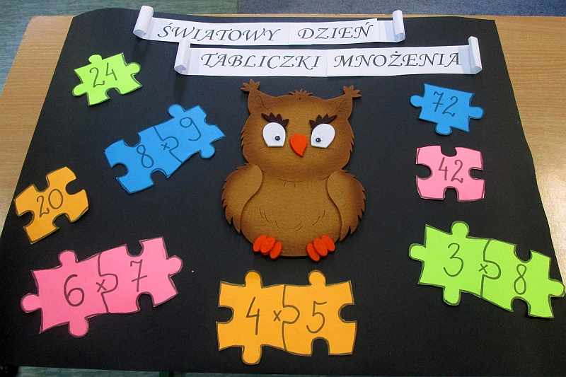 Pomysł Na Plakat O Tabliczce Mnożenia SPS nr 23 w Jastrzębiu-Zdroju